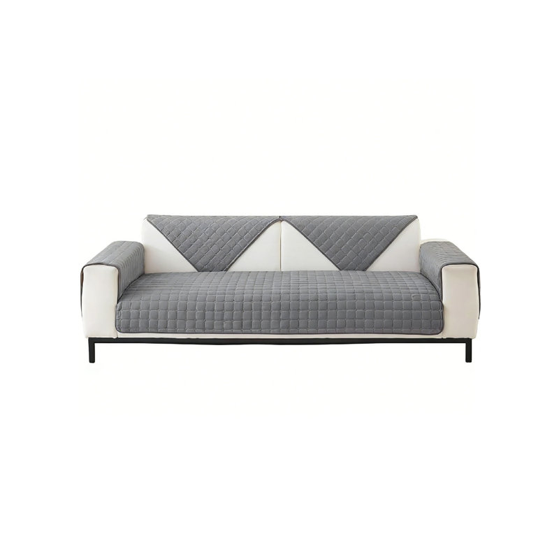 Fabric Box Cushion Sofa Slipcover
