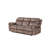 Zubaida Two Tone Grey Velvet Recliner Sofa w/USB Port & Drop Down Table-953050027