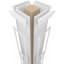 Colonne carrée de style campagnard non effilé Craftsman Classic-70921358