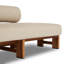 Principato 70'' Outdoor Teak Chaise Lounge