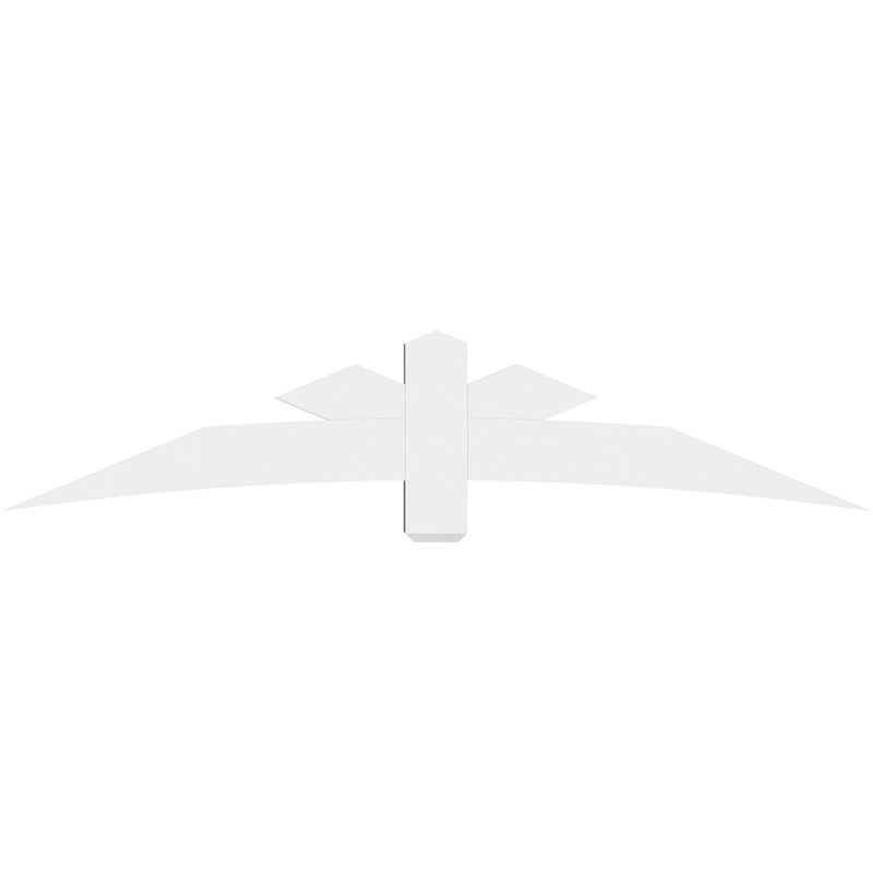 Support de pignon Alberta Alberta, H 17,5 po x l 84 po (pas: 5/12), P 6 po x F 6 po, Signature uréthane