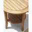 Teak Outdoor Round Teak Side Table