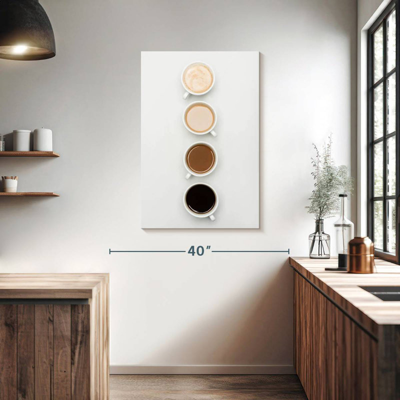 Yarlin Ombre Coffee Drinks, 39" H x 26" W
