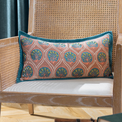 Casa Floral Rectangular Throw Cushion