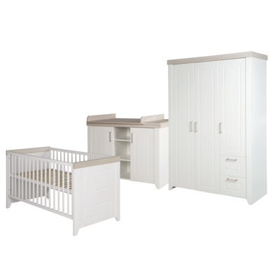 Felicia 3 Piece Cot Set