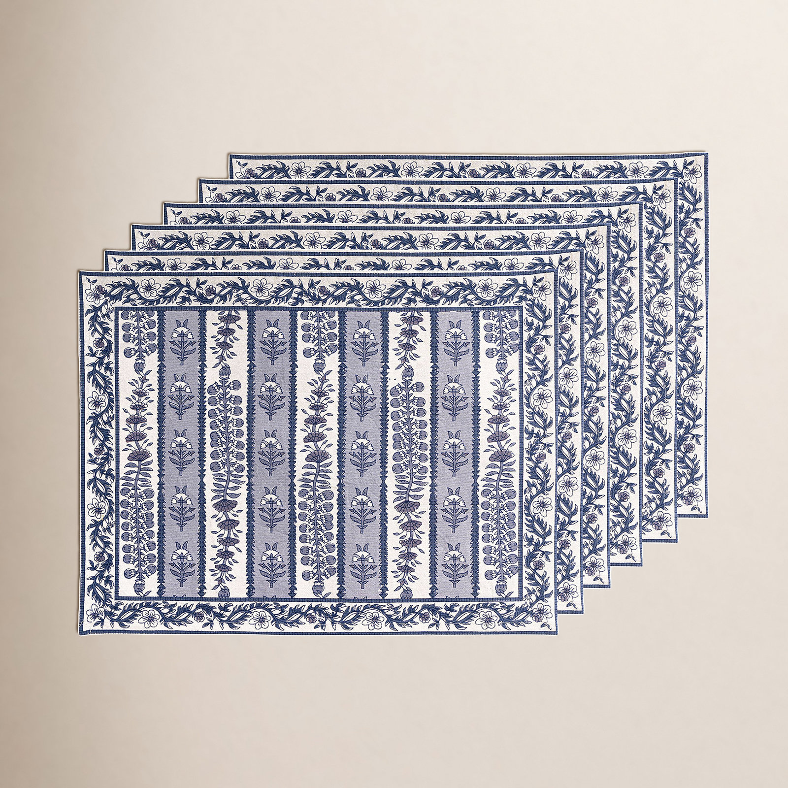 Charlemont Placemat 15" x 18", Blue/Marine