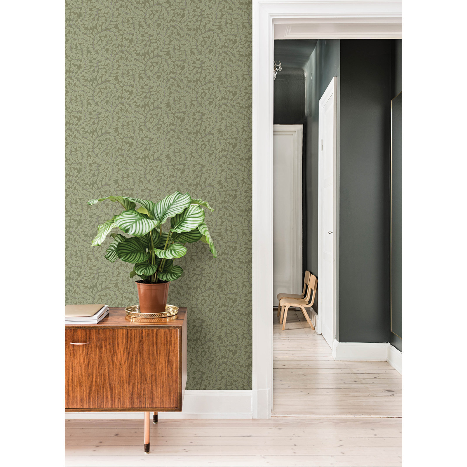 Vesa Botanical Wallpaper, Green