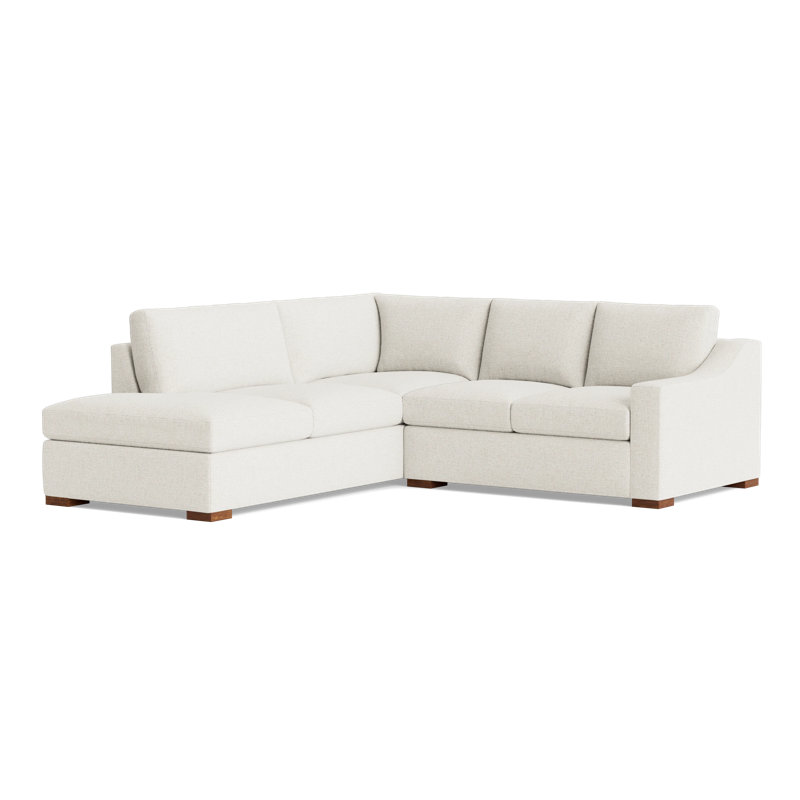 Lucca Sectional, Left Hand Facing, Performance Weave - Basil