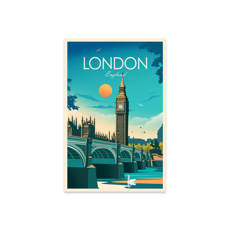 «London on plastique / acrylique» par Studio Inception Print