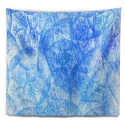 Tapisserie en nuage abstrait