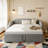 Twin Size Upholstered Daybed with Pop-Up Trundle & USB Charging Ports-781661872