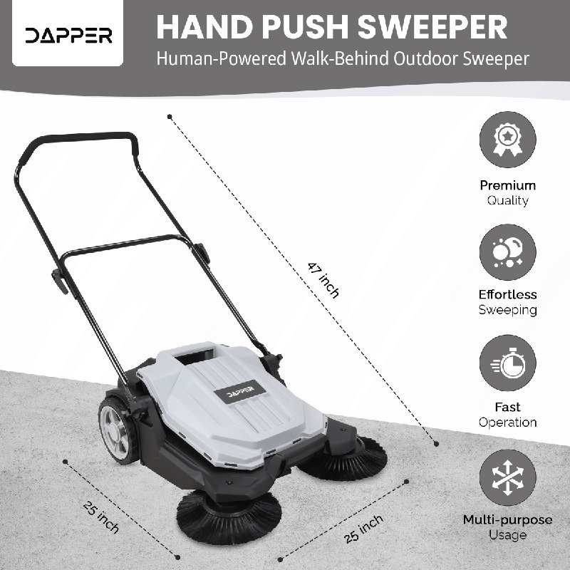 Adjustable Sweepers, 12" H x 25" L x 22" W