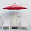 Parasol de marché Sunali 9 'avec manivelle et contrepoids inclus-655563130