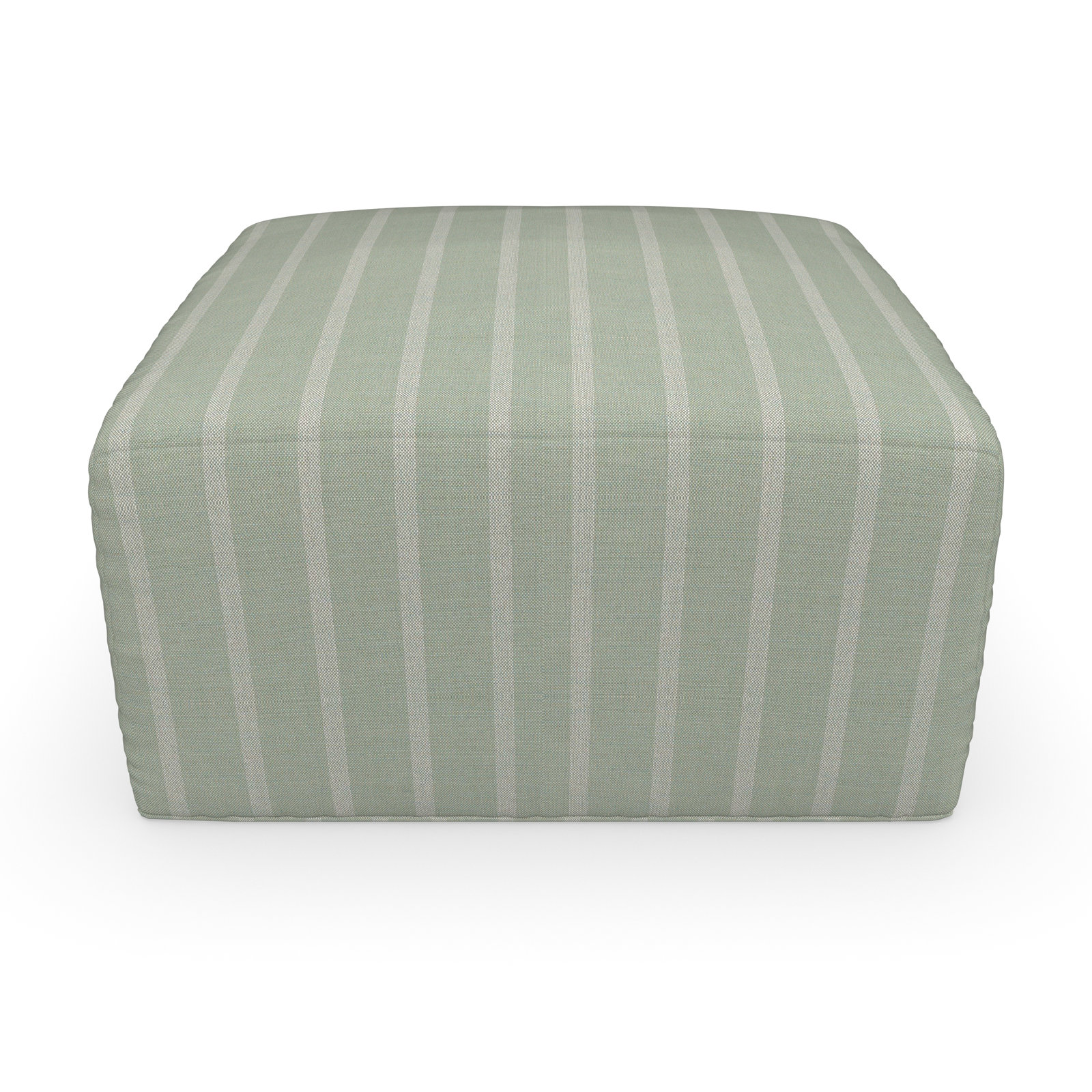 Eliana Sunbrella® Patio Ottoman, Sunbrella Unwind Rainwashed