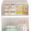 Armoire 2 portes en verre cannelé
