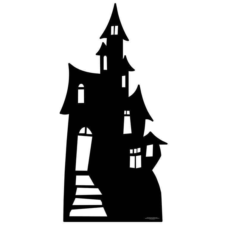 Silhouette Design Store: Haunted House Ornament