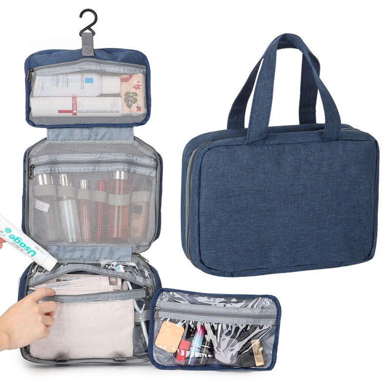 Organisateur de maquillage à 4 compartiments Dwyer, Marine