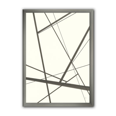 « minimaliste noir et blanc iv », impression sur toile