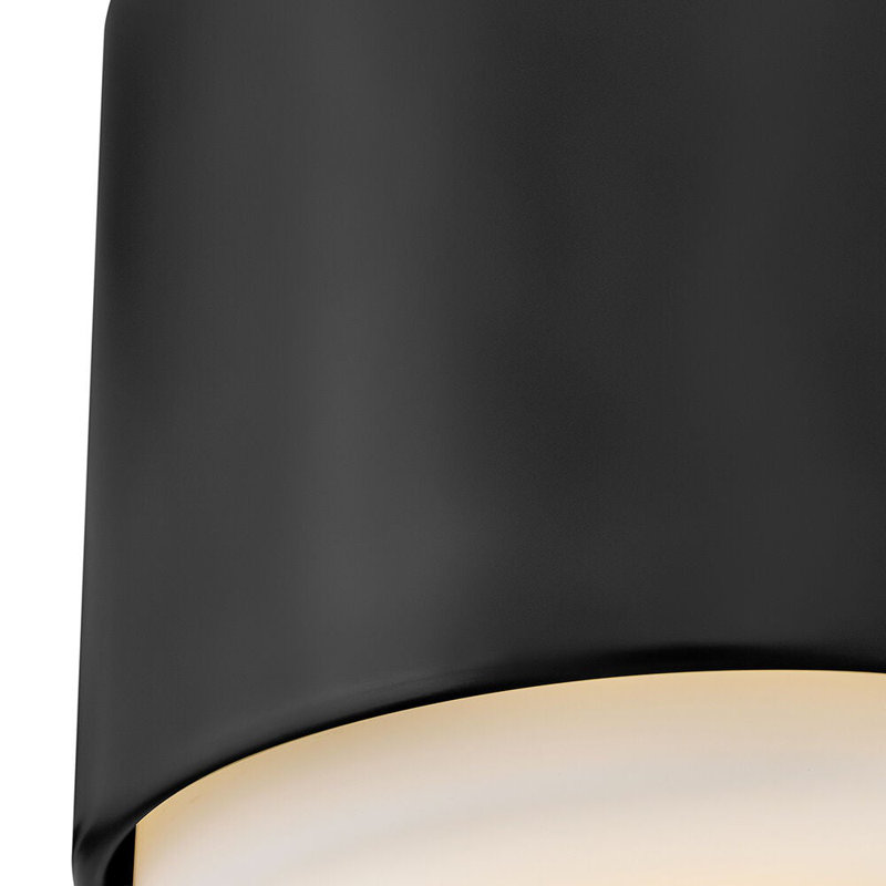 Hinkley Cedric Flush Mount Flat, Black