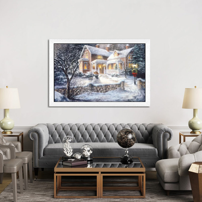 Nicky Boehme - Print on Canvas, White Framed, 101.6 cm H x 66.04 cm W