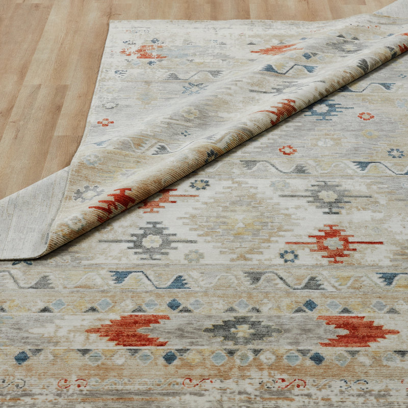 Sundance Mesa Sand Multi Wool Hand Crafted Area Rug, Rectangle 5' x 7'