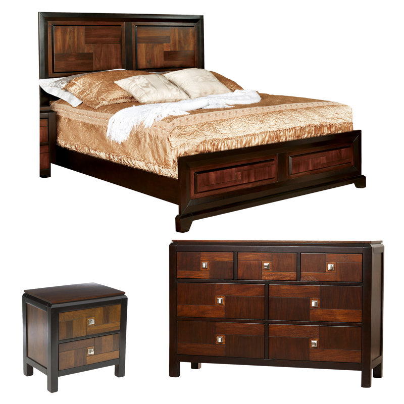 Anacarina Solid Wood Piece Bedroom Set