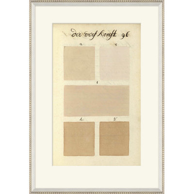 Antique Color Swatches Giclee Print by A. Boogert