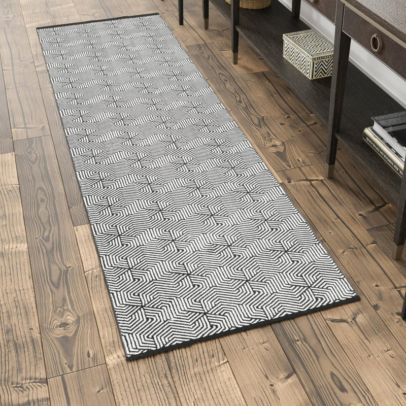 Kanoi Geometric Indoor Rug, Runner 2'7" x 12'