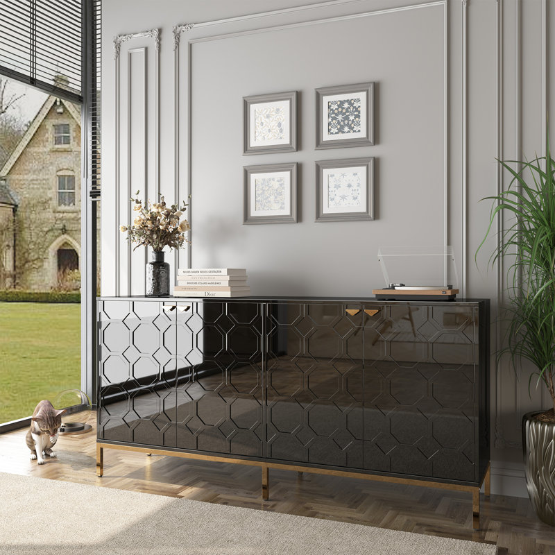 Araneli 64'' Sideboard, Black