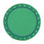 Light Green Classic Hand Beaded Round Placemat