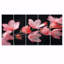 «Pink Black Garden Whimsy Cherry Blossoms», ensemble d'art mural sur toile Cherry Blossom-393447248