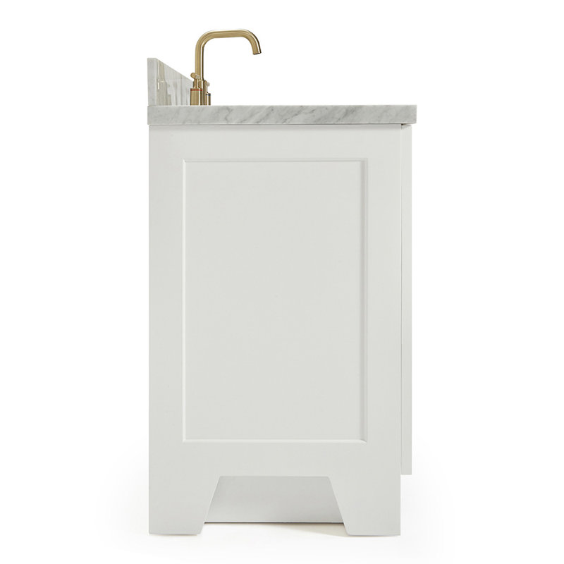 ARIEL TAYLOR 31 IN RECTANGLE SINK VANITY, White, Oval