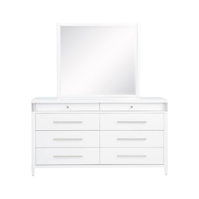 Commode 8 tiroirs avec miroir Buckley