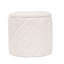 Repose-pieds rond avec capitonnage en chenille avec plateau rabattable - l 15 po x P 15 po x H 15 po-2106124830