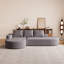 Canapé incurvé, ensemble de canapé modulaire revêtu de chenille, canapé modulaire en L 108,5 po-2027825217-2024172074