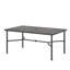 Alyah Rectangular Metal Dining Table