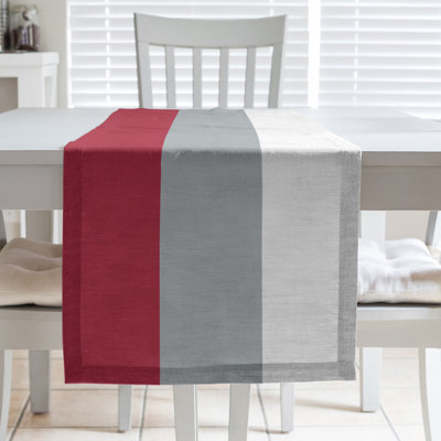 Atlanta Throwback Football Stripes Table Runner