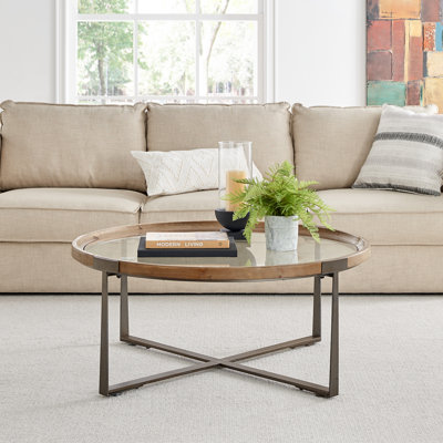 Aeriel Cross Legs Coffee Table