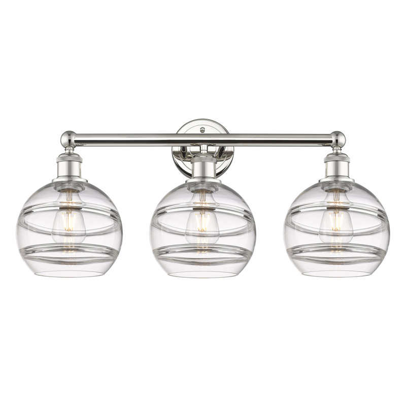 Bienes 3 - Light Dimmable Vanity Light, Clear, Polished Nickel