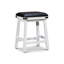 Tabouret à hauteur de comptoir 24 po avec siège en cuir reconstitué Bloomingdale-122773343