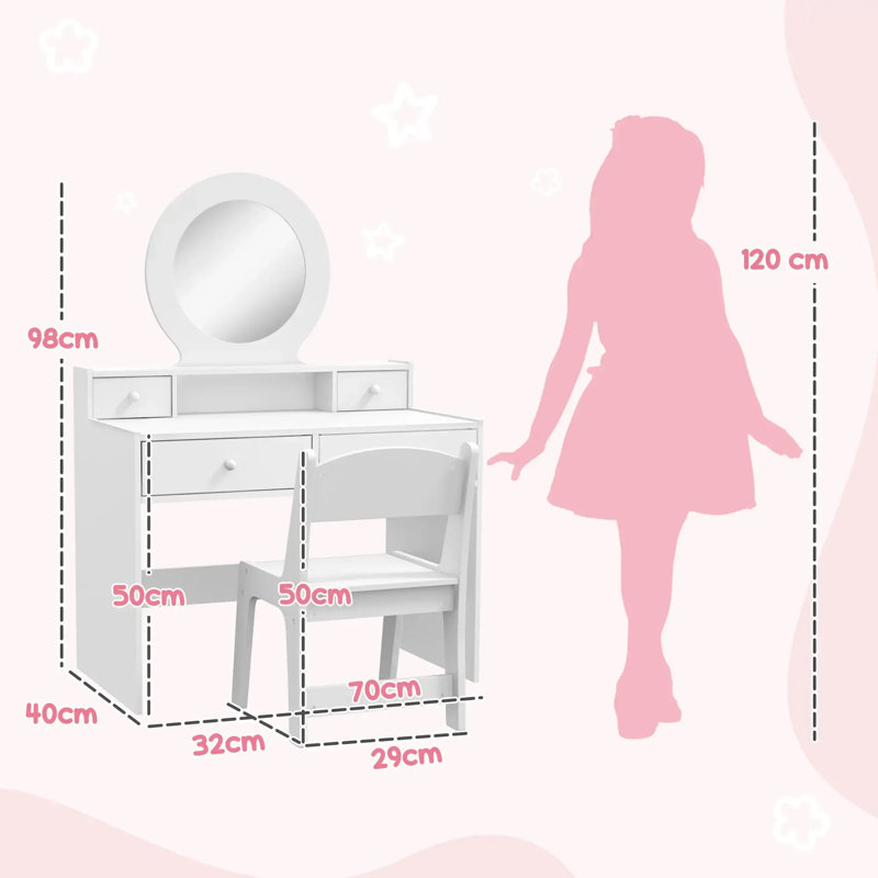 Dressing Table with Mirror