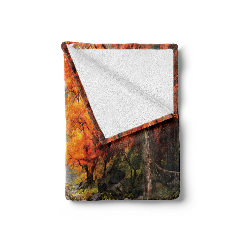 Hand Woven Throw Blanket, 50" x 70"