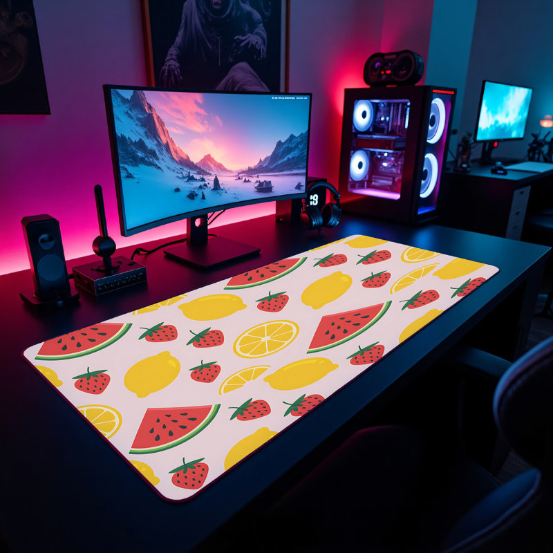 Polyester Desk Pad, 14.4x12.1