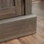 Bureau d'ordinateur, finition brune