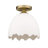 Shell Semi Flush Mount
