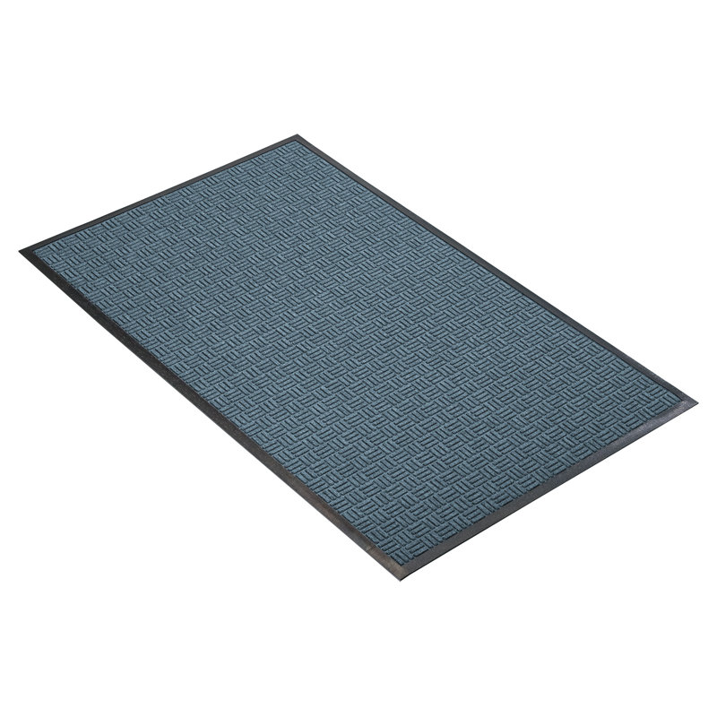 Paillasson Yasuko Portrait, Rectangle 3 pi x 4 pi, Bleu