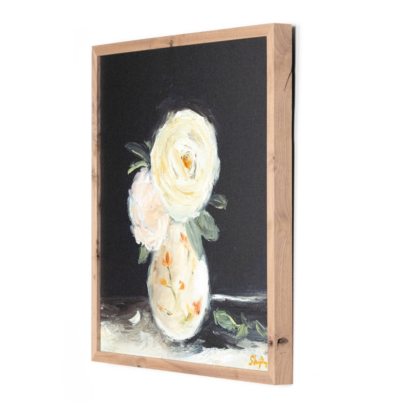 Flowers In Vase Print by Shaina Page, 40" H x 40" W x 2.5" D