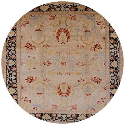 Tapis oriental beige / noir Saxi