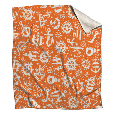 Couvertures orange nautiques