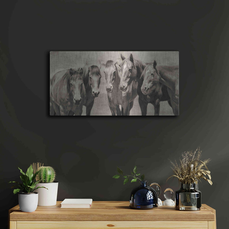 «Meeting Of The Minds» par PH Burchett, H 12 po x l 24 po
